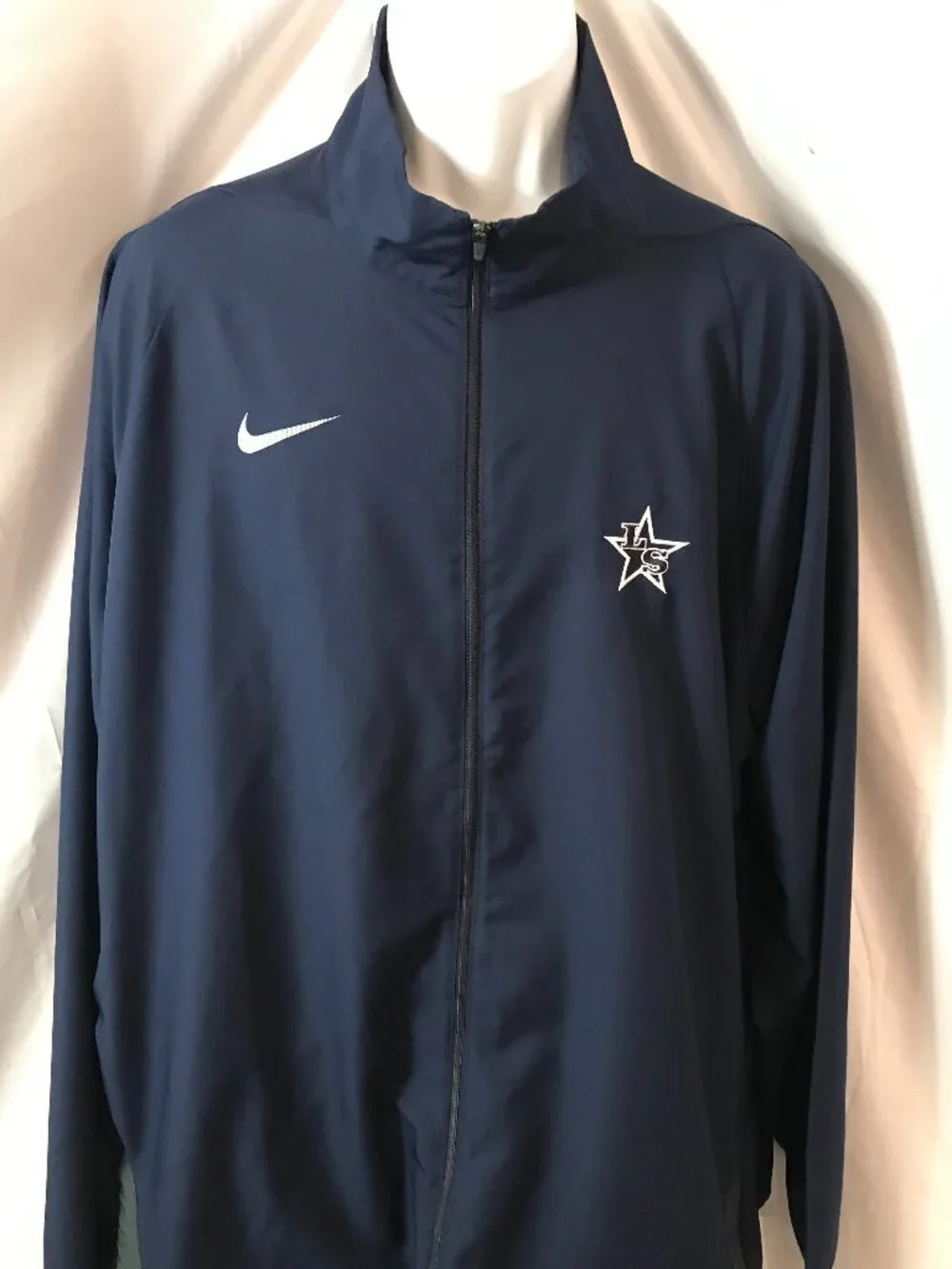 Nike Lone Star State Long Sleeve Raincoat Style Athlete Sport Cut Jacket
